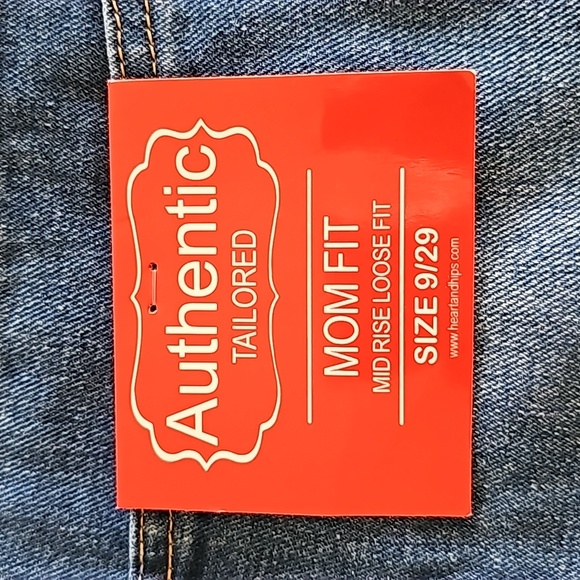HH Jeans Authentic Tailored Mid Rise Mom Fit Mid Rise Loose Fit Size 9/29 - Picture 8 of 13